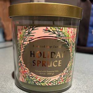 Holiday Spruce Scented Soy Candle